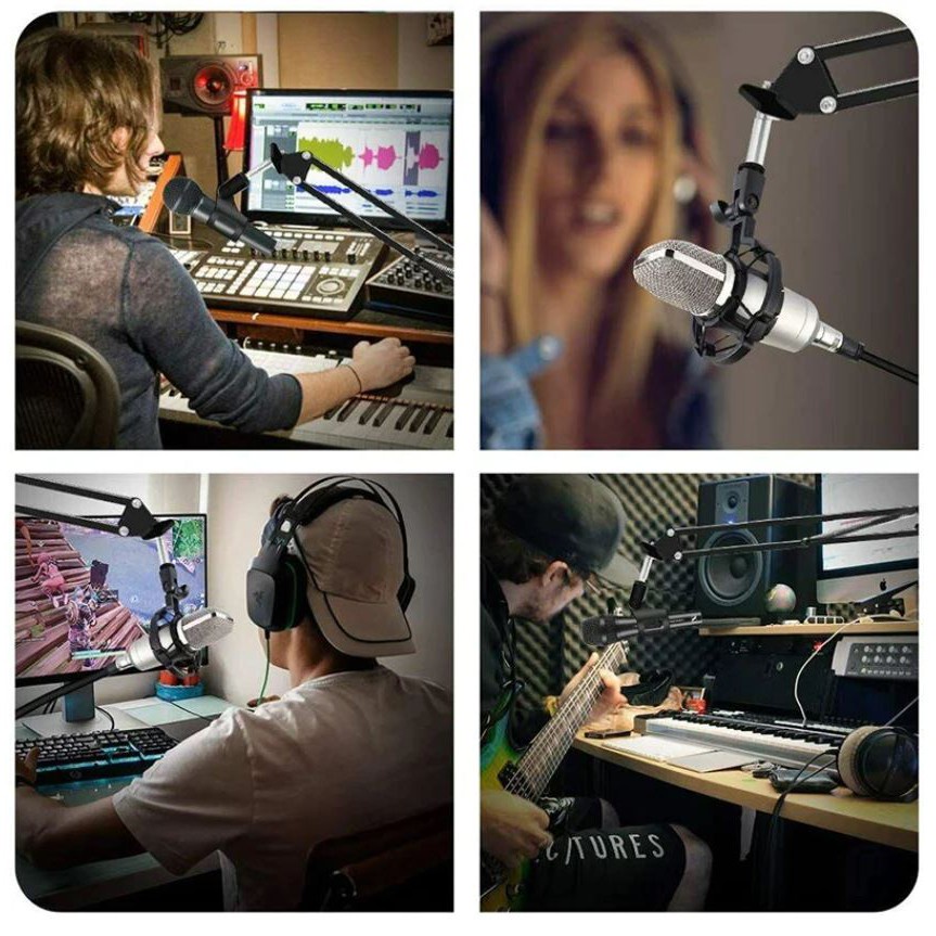 Microphone holders are professional, rotatable, adjustable, solid and durable, easy to install, fast delivery