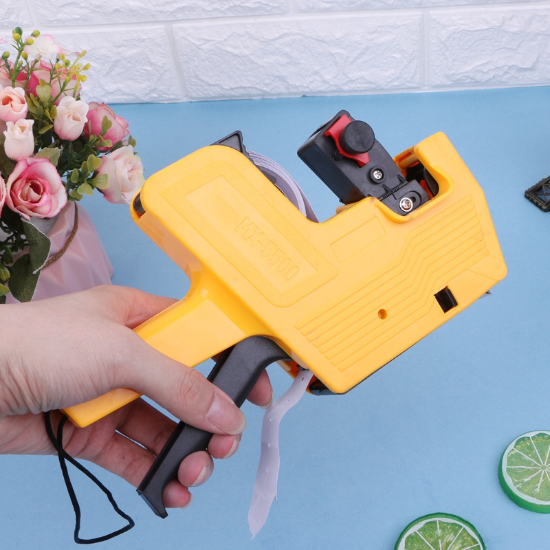 Labellaar Rol MX-5500 8 Digits Tag Labeler Labeller Stickers Paper Ink Roll D5QC ...