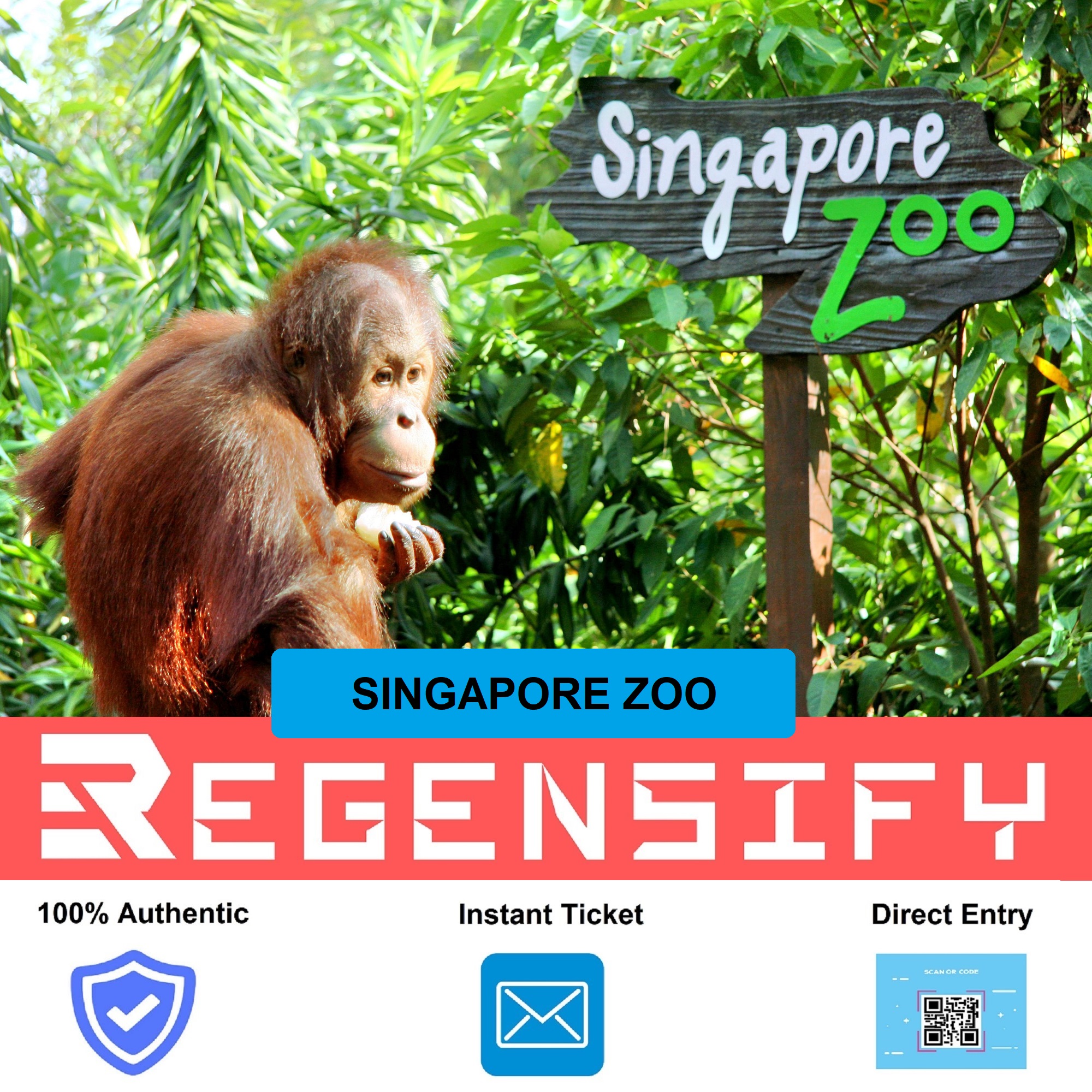 Singapore Zoo with Tram Standard Admission (Open Dated) - REGENSIFY ...