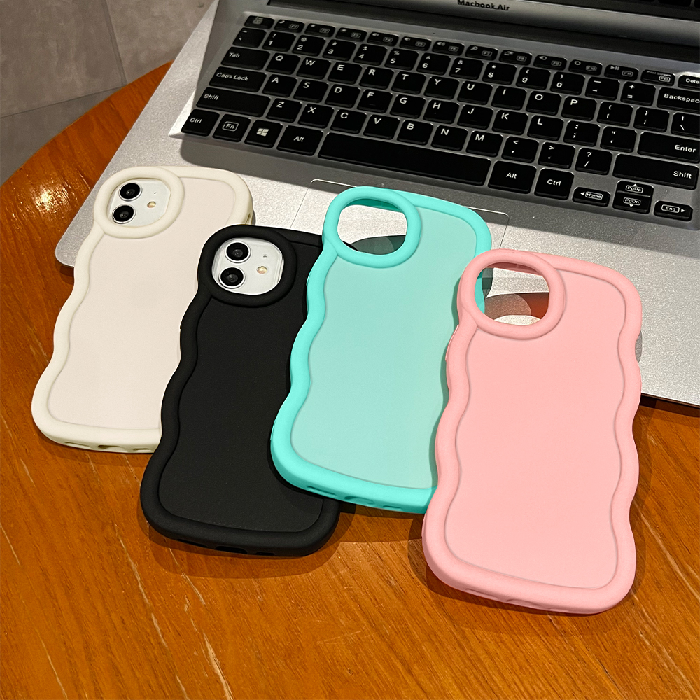 Jizetin%20for%20Infinix%20Smart%209%20Hot%2050i%20Back%20Cover%20Macaron%20Bright%20Color%20Wavy%20Shape%20Soft%20Mobile%20Phone%20Cases%20-%20Image%203