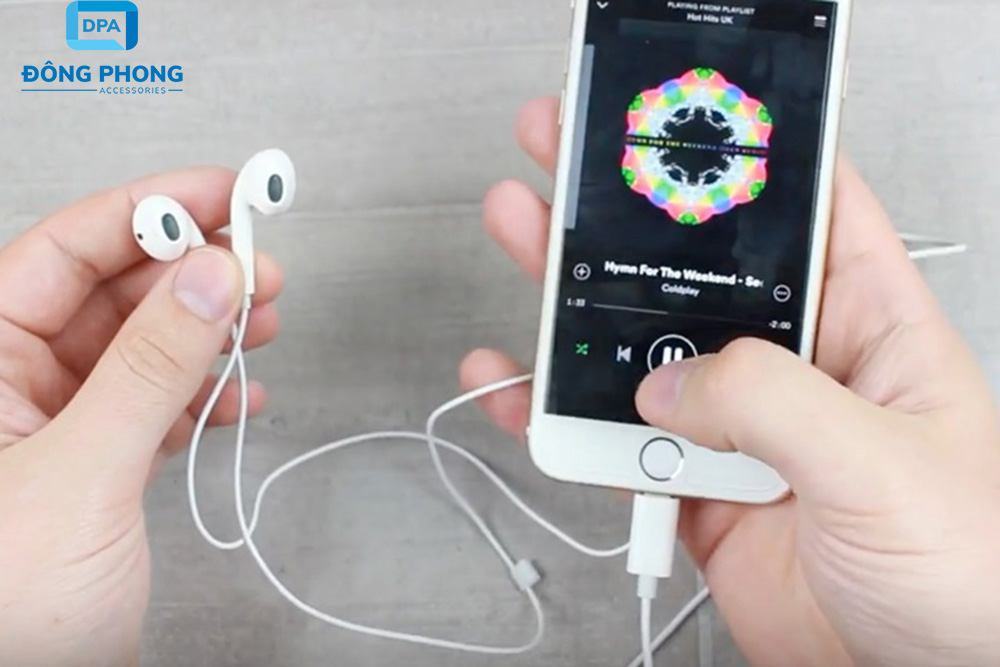Jack Chuyển Cổng Lightning Sang 3.5mm iPhone Zin Bóc Máy