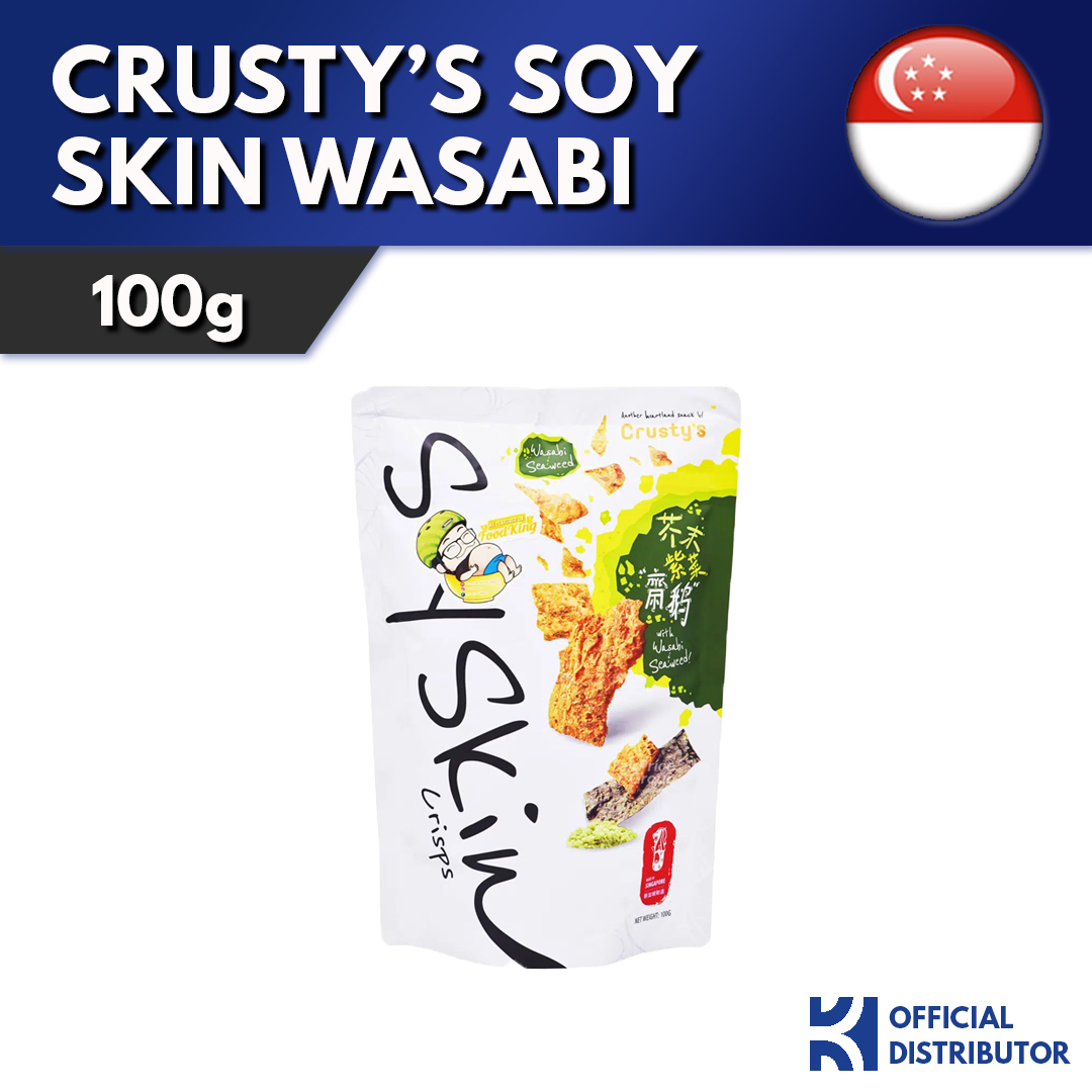 Crusty's Wasabi Seaweed Soy Skin Crisps (100g Packet) Lazada Singapore