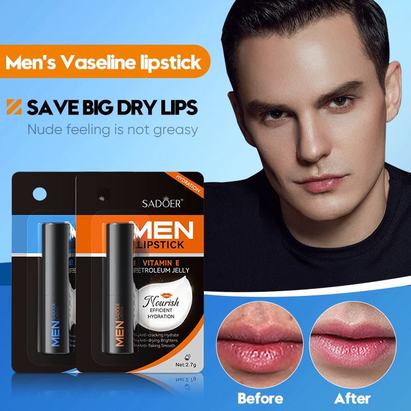 Thỏi Son Dưỡng Môi Chống Khô môi Làm Sáng Màu Môi Cho Nam Giới man 's lip balm