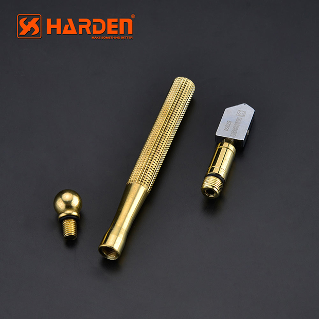HARDEN 175mm Manual Auto-Oil Glass Cutter Professional Glass Cutting Tool Auto Oil Glass Cutter YG8 Cutter Wheel 570352 - Kings Trading.
