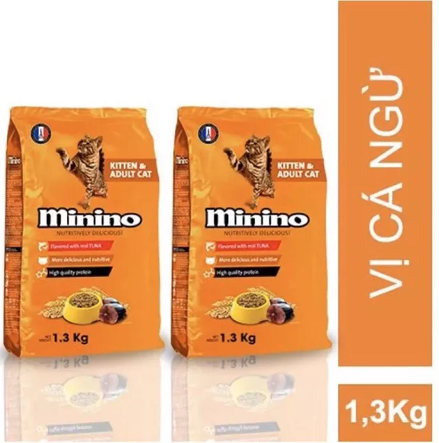 Thức ăn cho mèo Minino 1.3kg