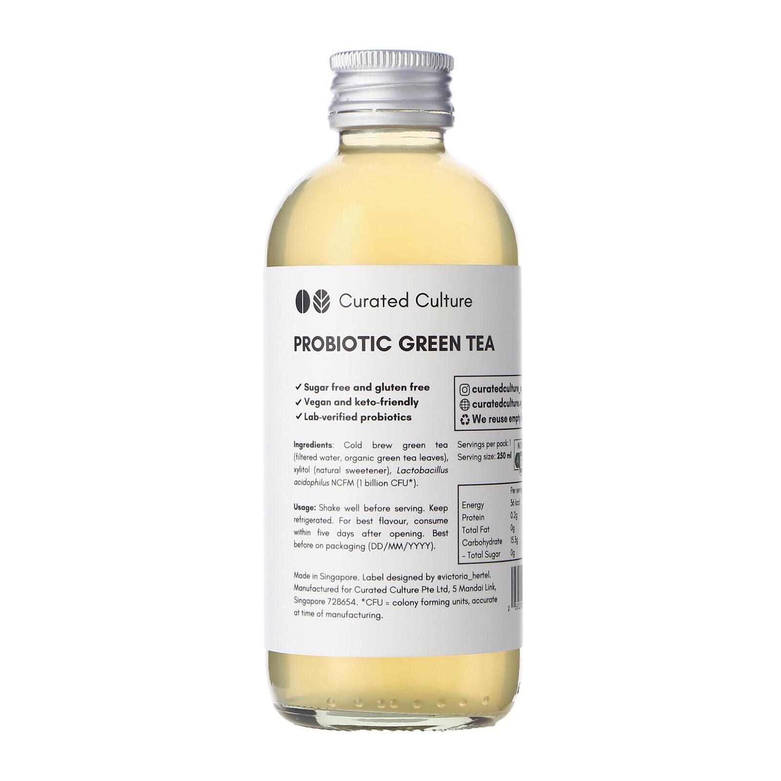 Curated Culture Probiotic Green Tea (12 Pack) Culture Probiotics - Lazada |  Lazada Singapore