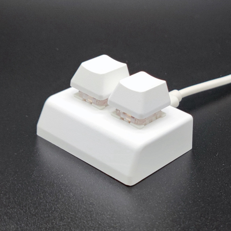 2 Keys Macro Programming Keyboard RGB Mini Keyboard Gaming Drawing Red Switch Custom Keyboard OSU Gaming Keypad