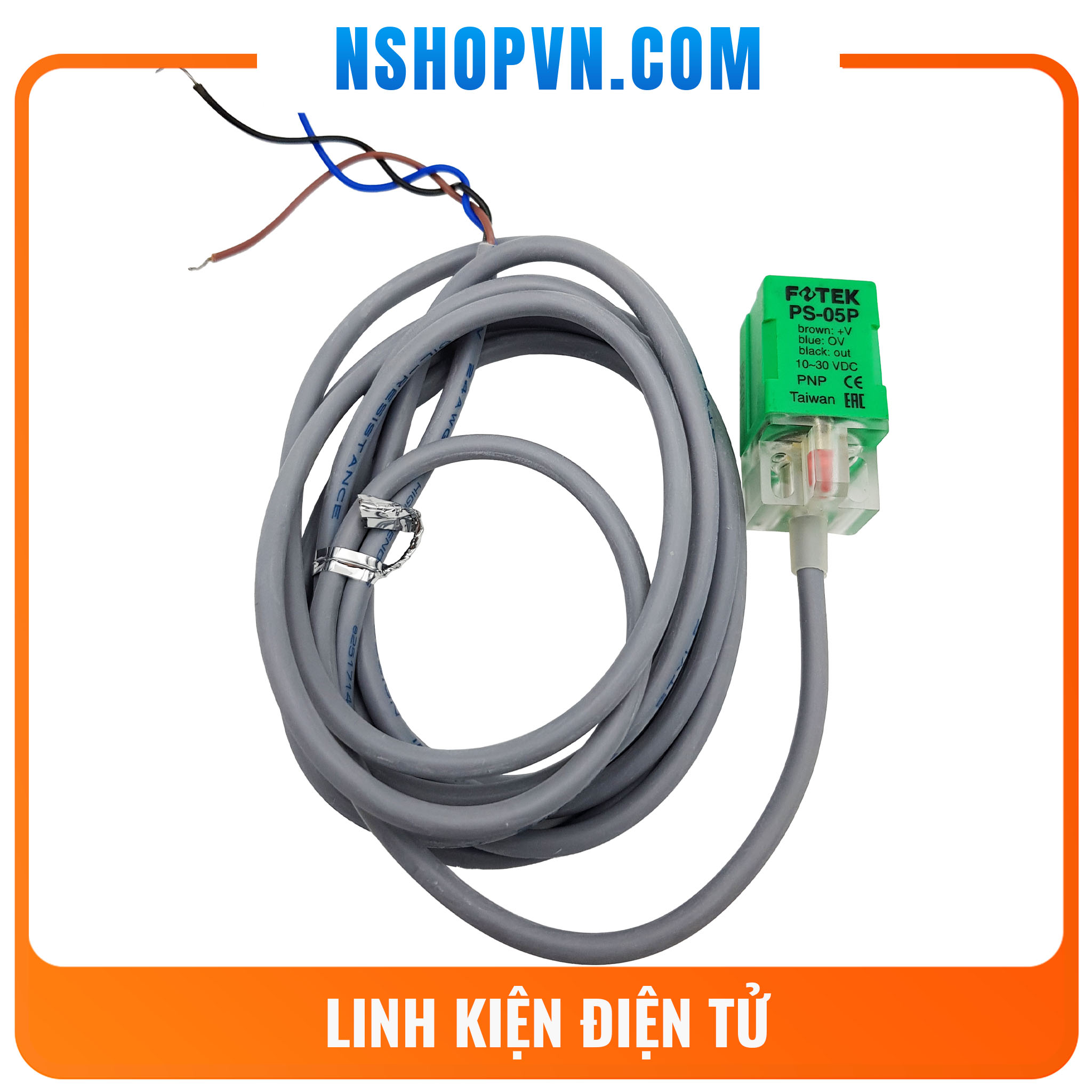 Cảm biến kim loại tiệm cận fotek pl-05p pnp