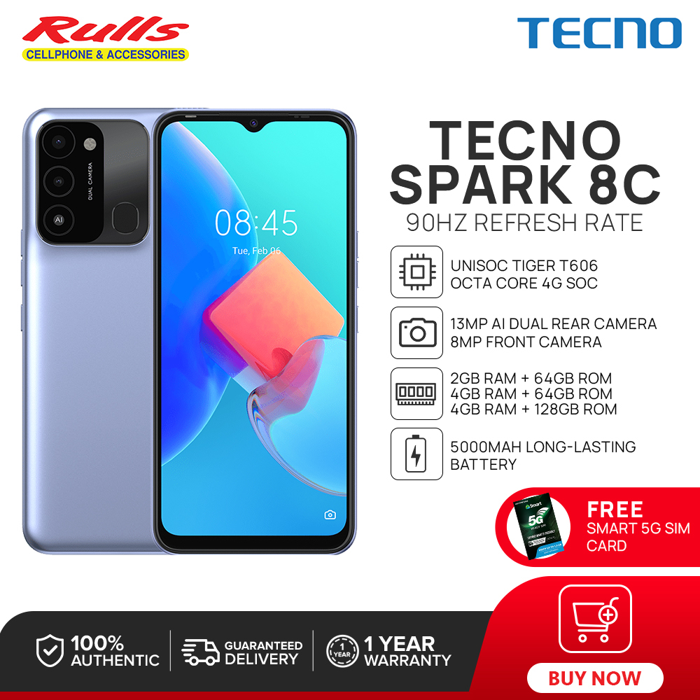 tecno spark 8c specs processor