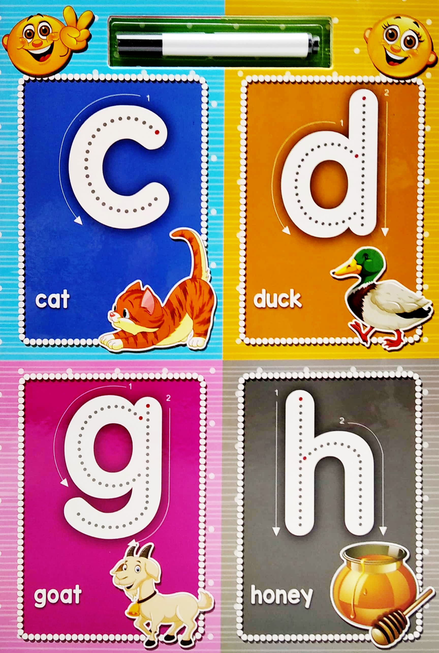 Fahasa - Writing Practices For Little Hands: Alphabet Lower Case