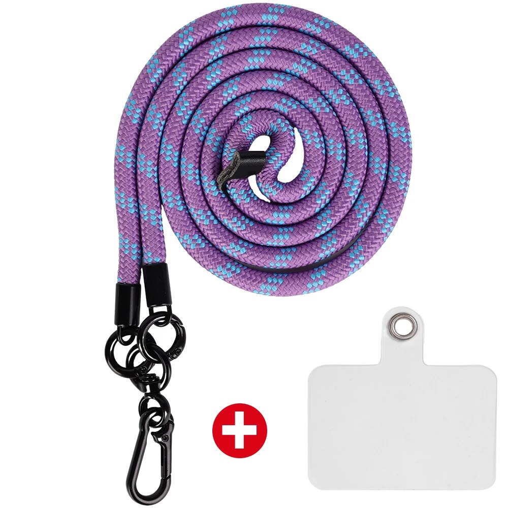 Universal Mobile Phone Adjustable Detachable Lanyard Necklace Cord Phones Rope Wrist Straps Anti