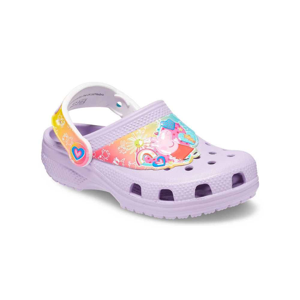 Giày Clog Trẻ em Crocs Toddler Peppa Pig Funlab Lavender - 207915-530