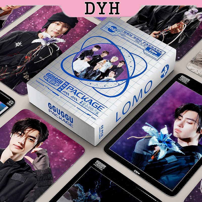 55pcs/box ENHYPEN Photocards 2024 GGU GGU PACKAGE Album KPOP LOMO