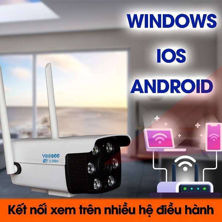 Camera Ngoài Trời 2.0 Yoosee Chống Nước Đàm Thoại 2 Chiều