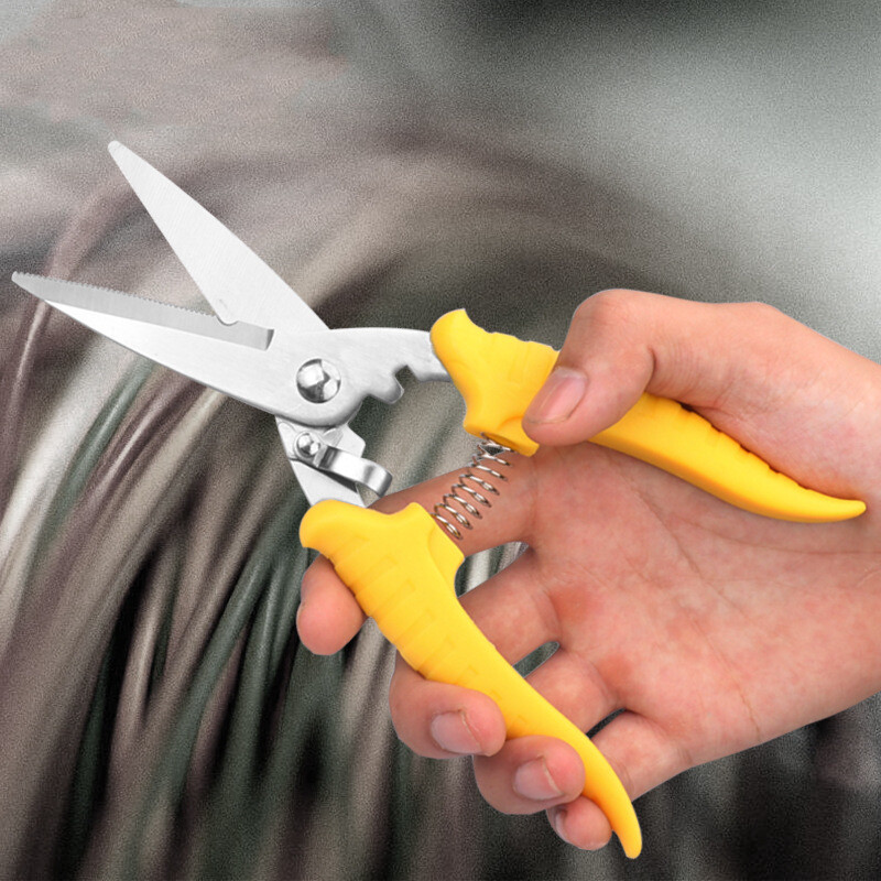 Multifunction Metal Cutting Tool Cable Stripping Shears Stainless Steel Electrician Tool