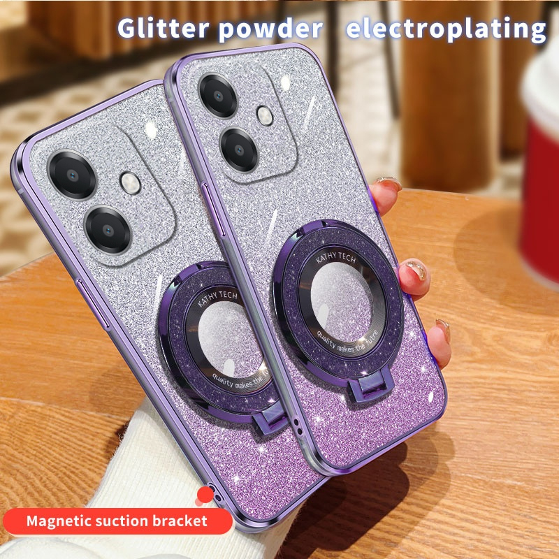 New Phone case OPPO A3X Back cover Fashionable Frosted Silicone Soft Dustproof Bracket Adsorb New Phone case OPPO A3X Back cover. 