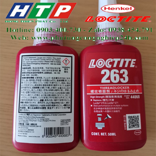Hướng dẫn sử dụng keo loctite 263 - 50ml