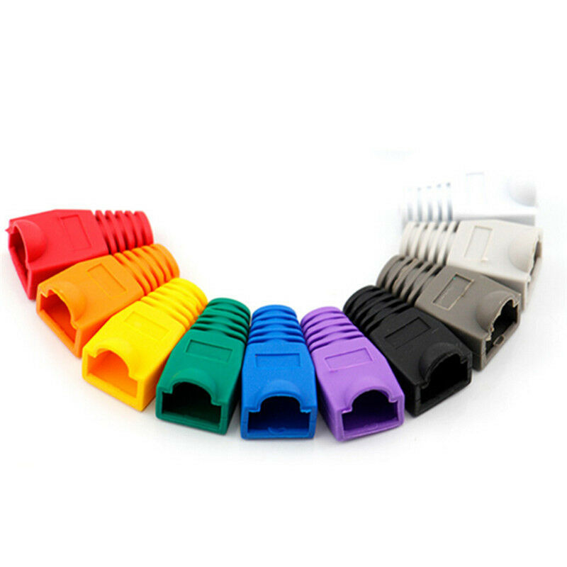 【VogueVenture】50PCS Modular RJ45 Network Cable Connector Plug Cover Cap ...