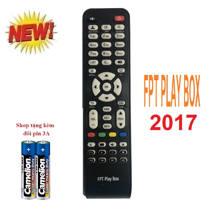 Remote điều khiển fpt play box 2017 playbox
