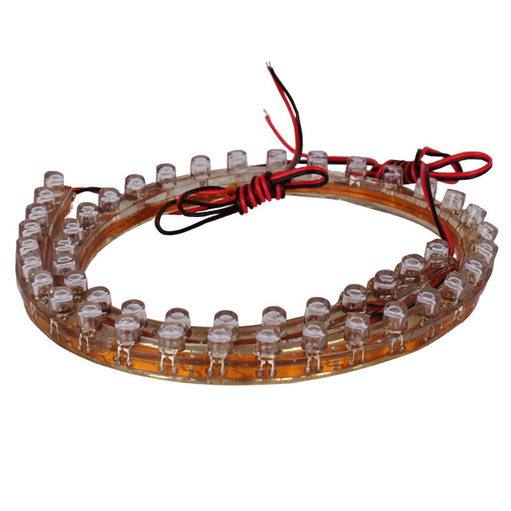 FG 24cm/48cm/72cm/96cm/120cm Motorcycle F5 Round Lamp Beads LED Strip ...
