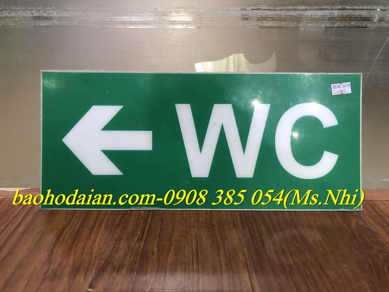 BIỂN THOÁT HIỂM EXIT DẠ QUANG KÍCH THƯỚC (35 X 15cm)- Hình thật