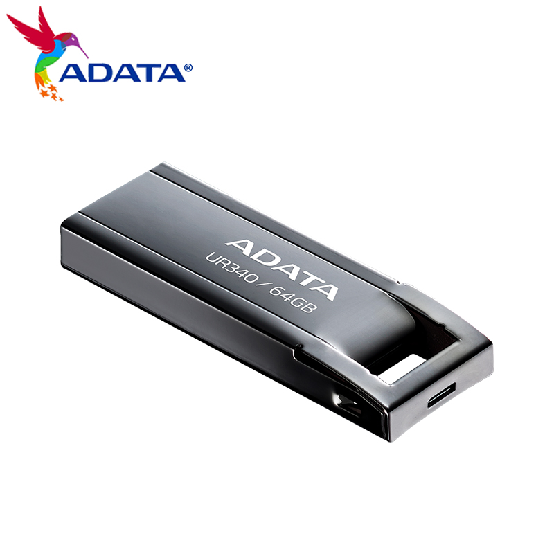 Pendrive In Computer ADATA UR 340 USB Flash Drive 128GB 64GB 32GB Metal USB3.2 Pendrive High ...