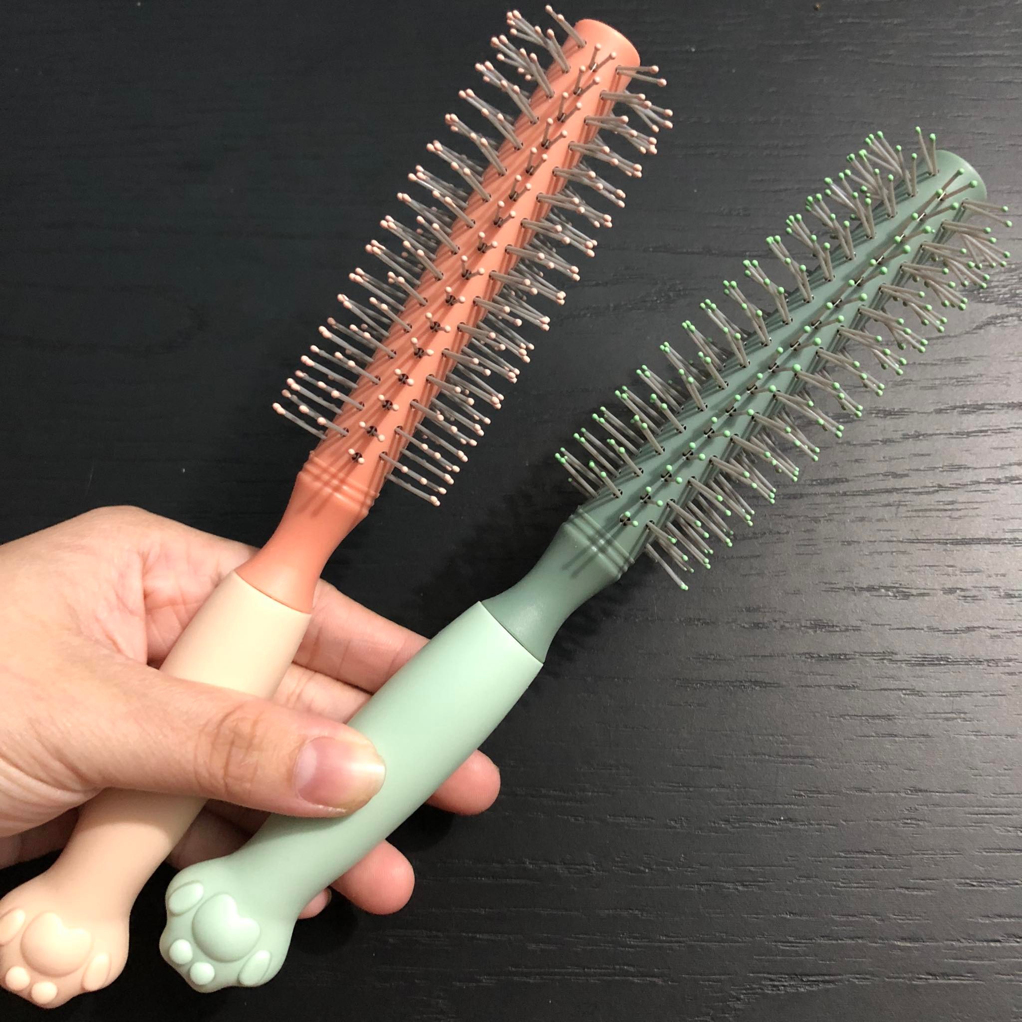 Lược Cuốn Tóc Tròn Đa Năng Dễ Thương Tiện Dụng