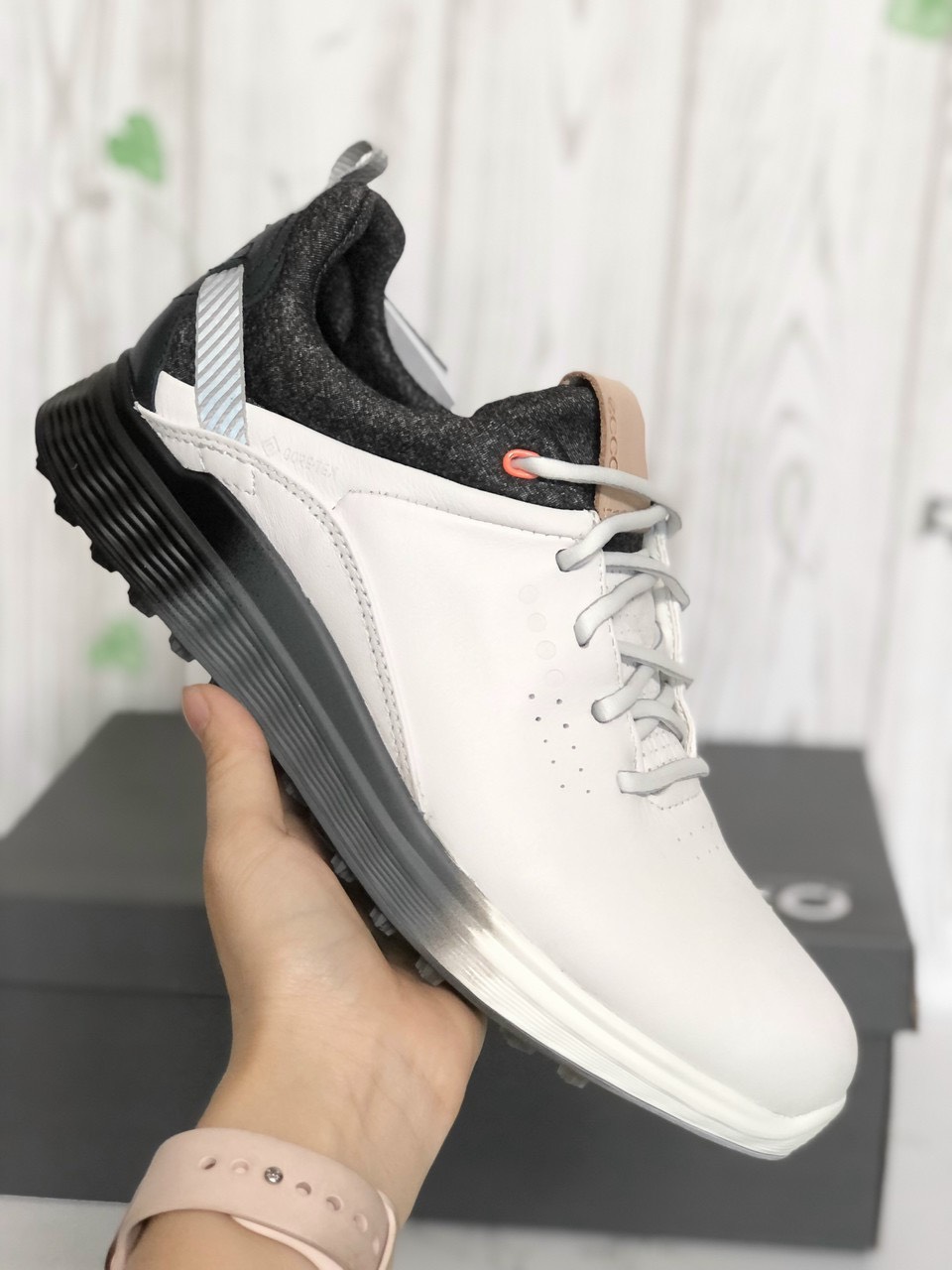𝗦𝗔𝗟𝗘 𝗙𝗘𝗕𝗥𝗨𝗔𝗥𝗬 - SALE UP TO 60% -  - [GIÁ HUỶ DIỆT][TẶNG VỚ] GIÀY GOLF NAM ECCO M S-THREE