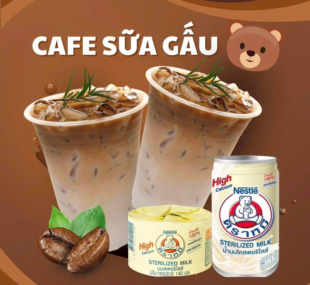 Nestle Bear Milk Can 140ml
