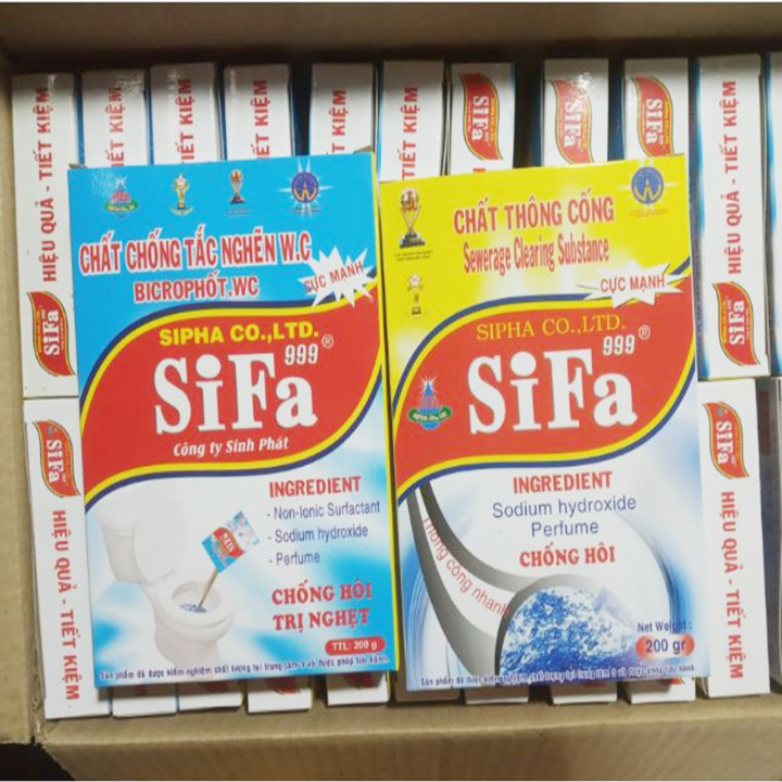 Bột Thông Tắc Cống Sifa Siêu Mạnh 200g