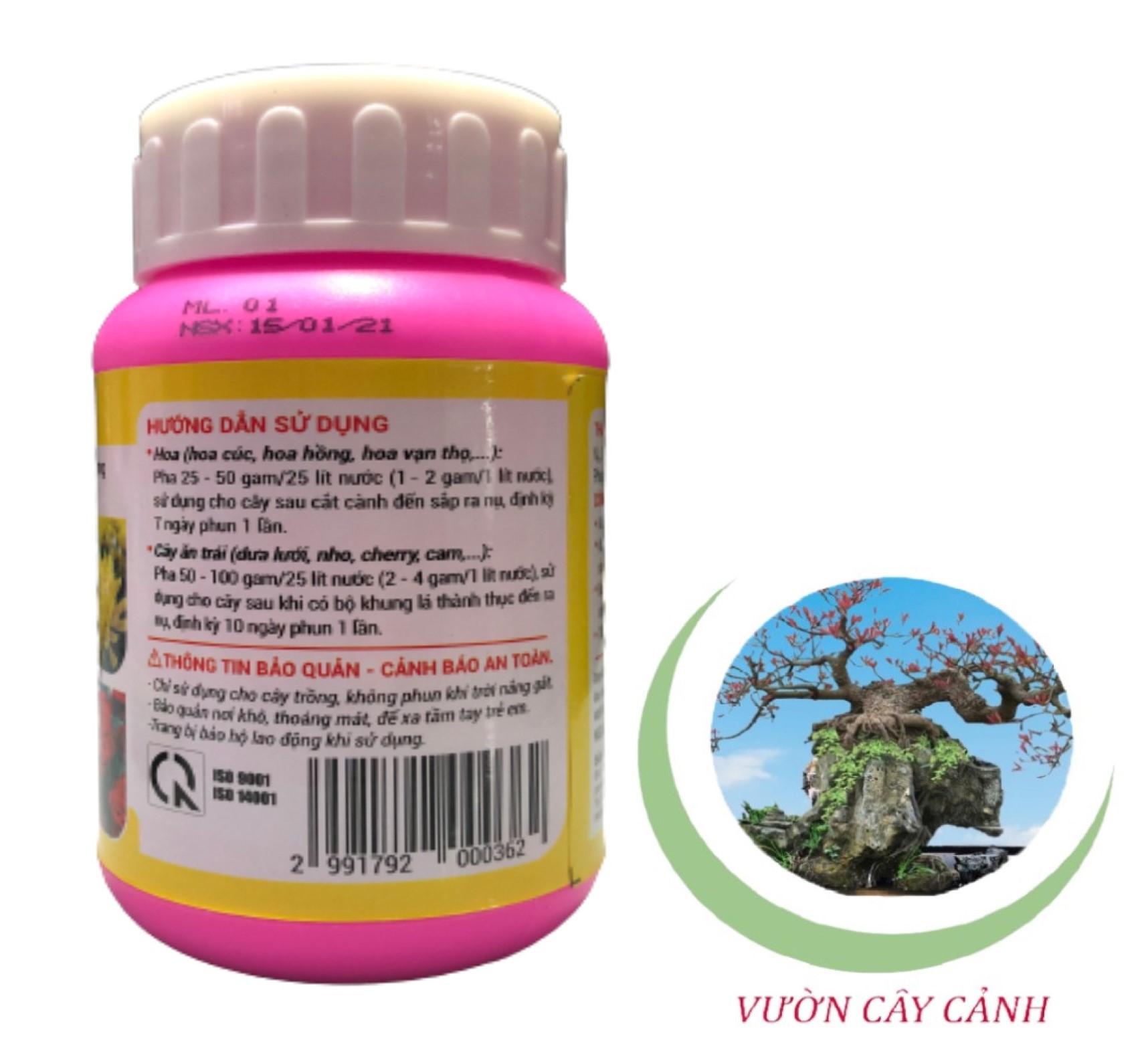 Phân Bón Siêu Kali & Kẽm Đầu Trâu - #520A# 100g