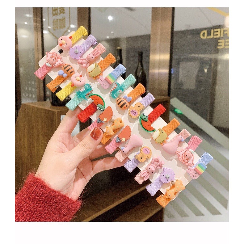 SET 2 KẸP ICON DỄ THƯƠNG - KẸP MỎ VỊT CUTE MIKA MIKA