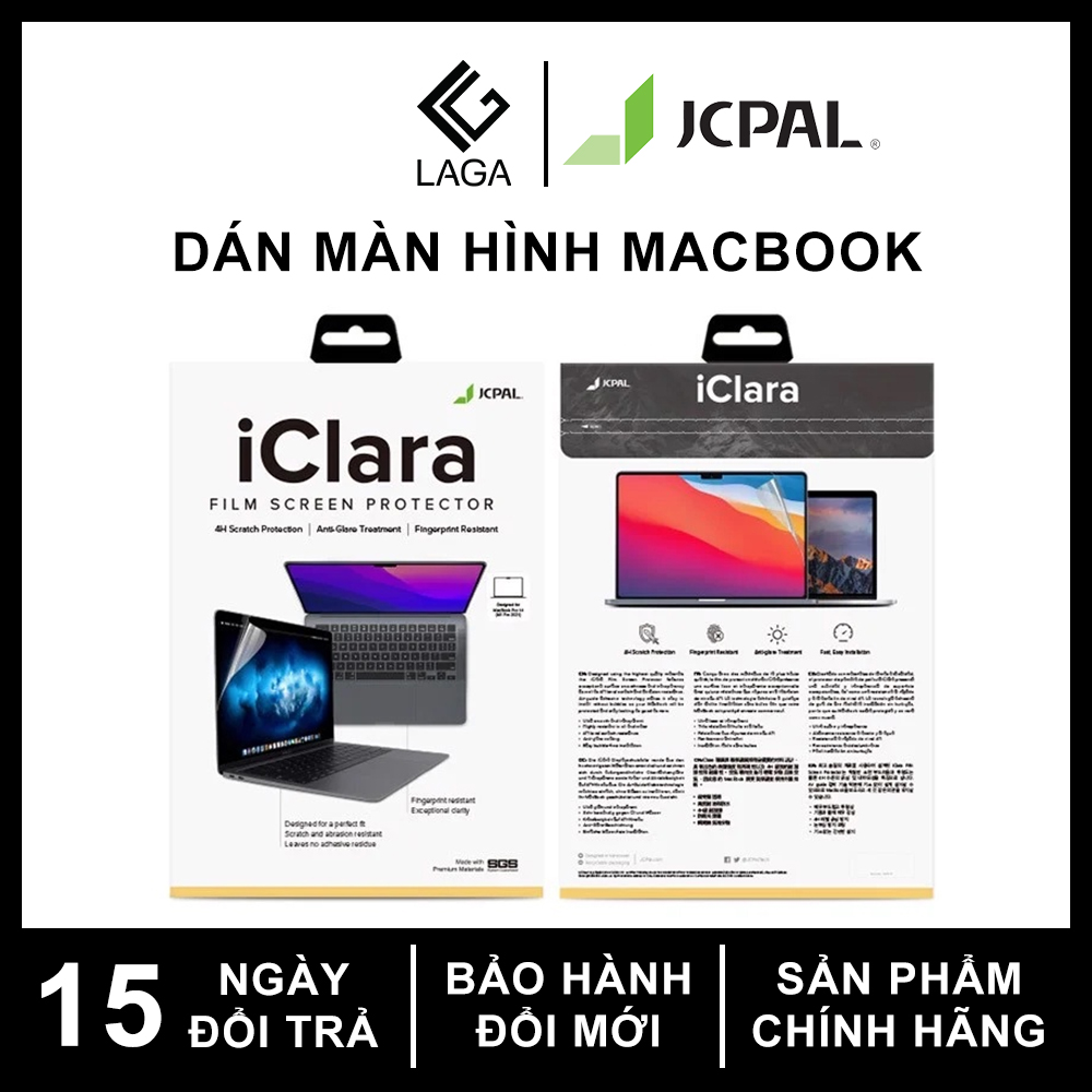 Dán Màn Hình JCPAL iClara Macbook Pro 13 Air 13 Pro 16 thumbnail
