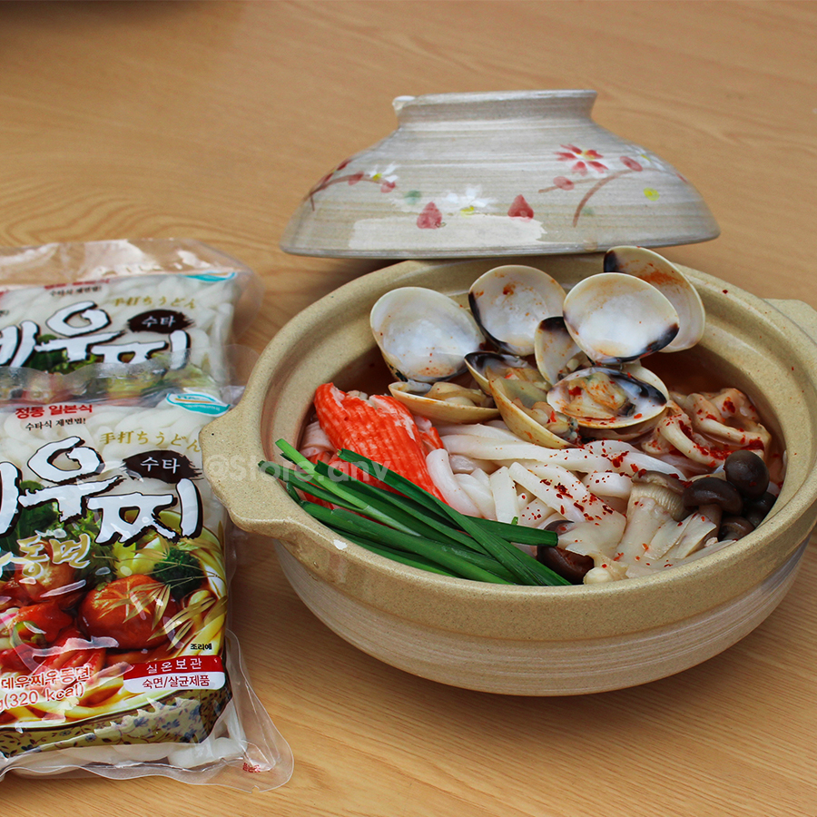 Mì Udon Deuchi, Bongojang Hanil Hàn Quốc (200g/gói - Mì tươi không vị)