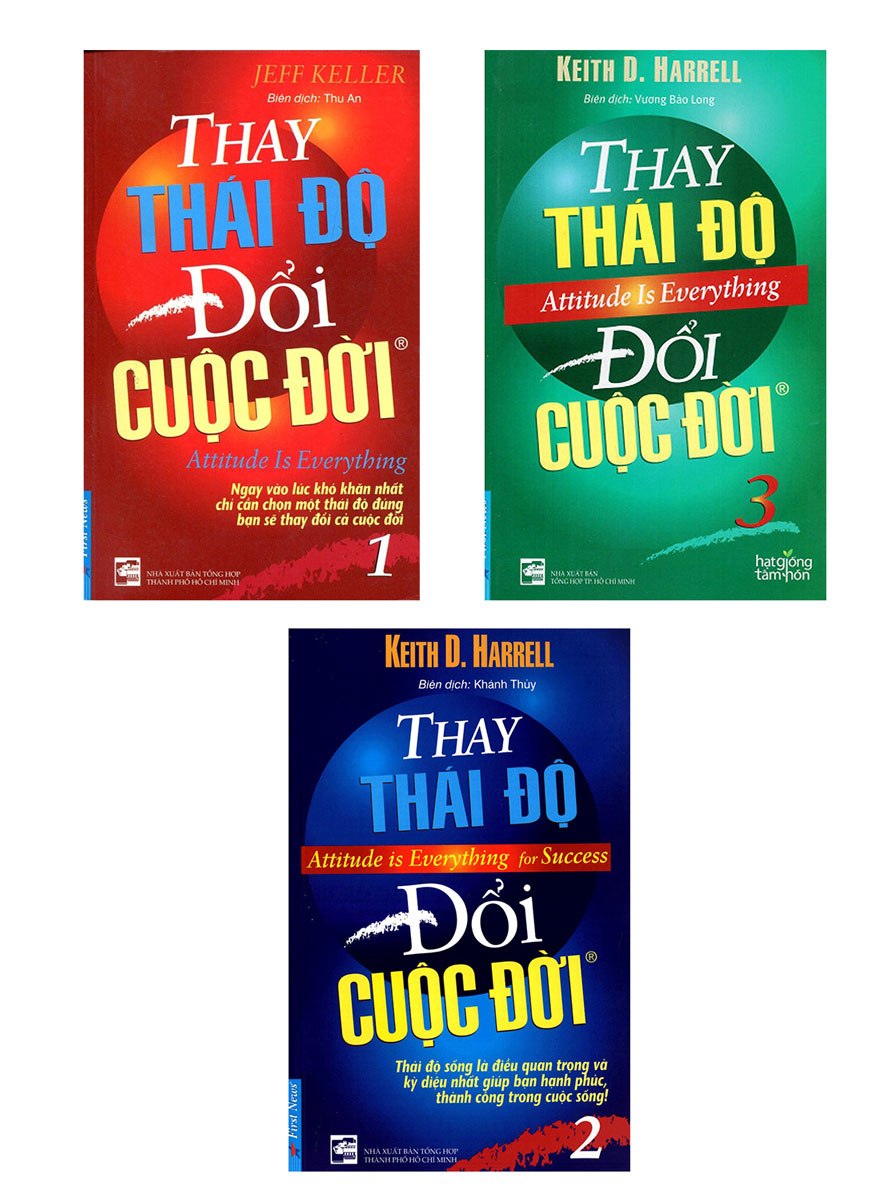 Sách - Combo Thay Thái Độ Đổi Cuộc Đời (Bộ 3 Cuốn) (FN) - Newshop