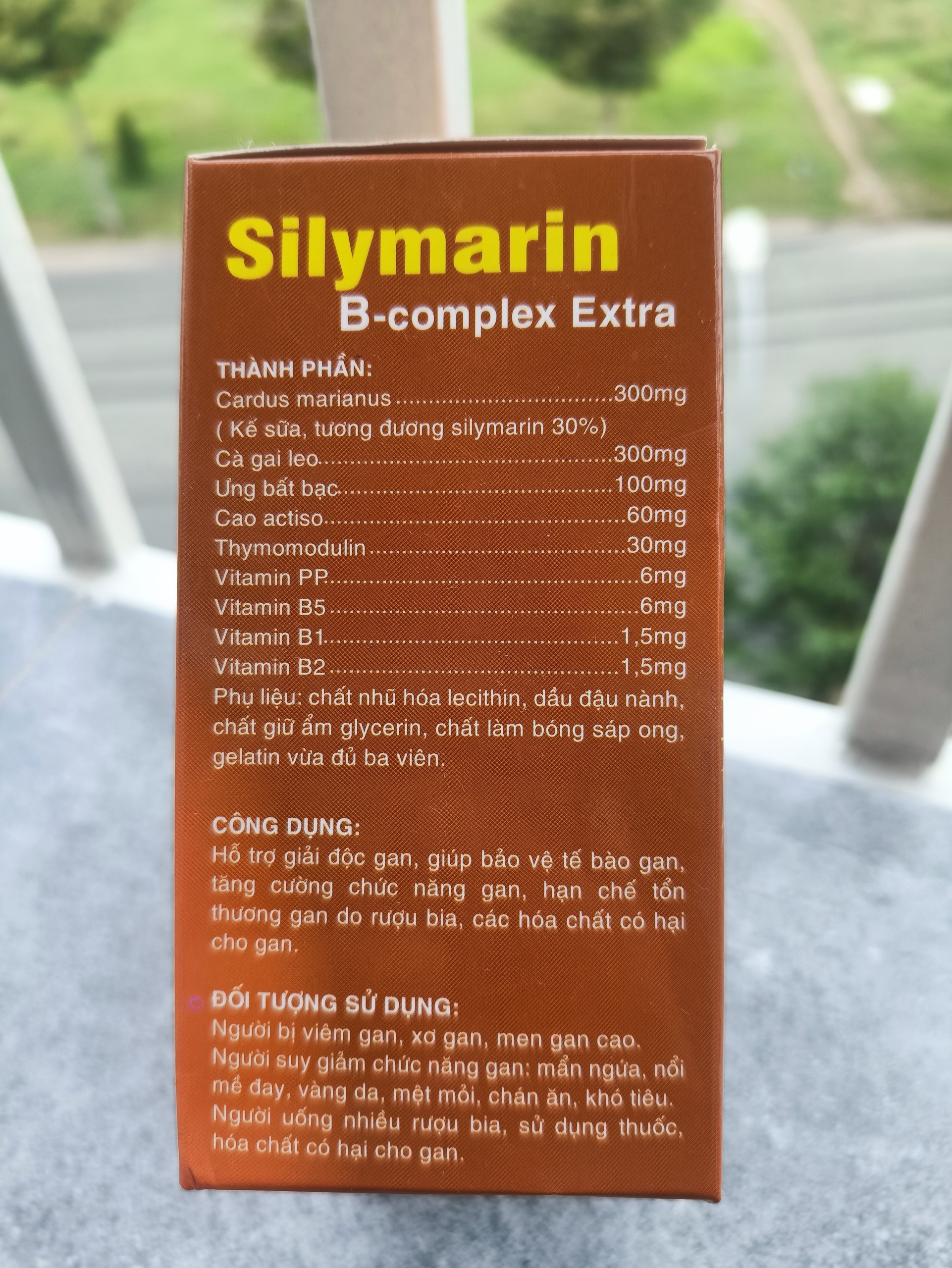 (CHÍNH HÃNG) VIÊN UỐNG BỔ GAN SILYMARIN B-COMPLEX EXTRA - HỘP 100V