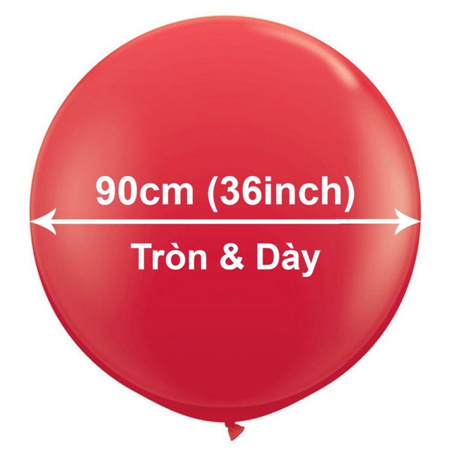 Bóng Jumbo Tròn Size 24/36 Inch Hàng Thái Lan Các Màu Trang Trí Sinh Nhật Party