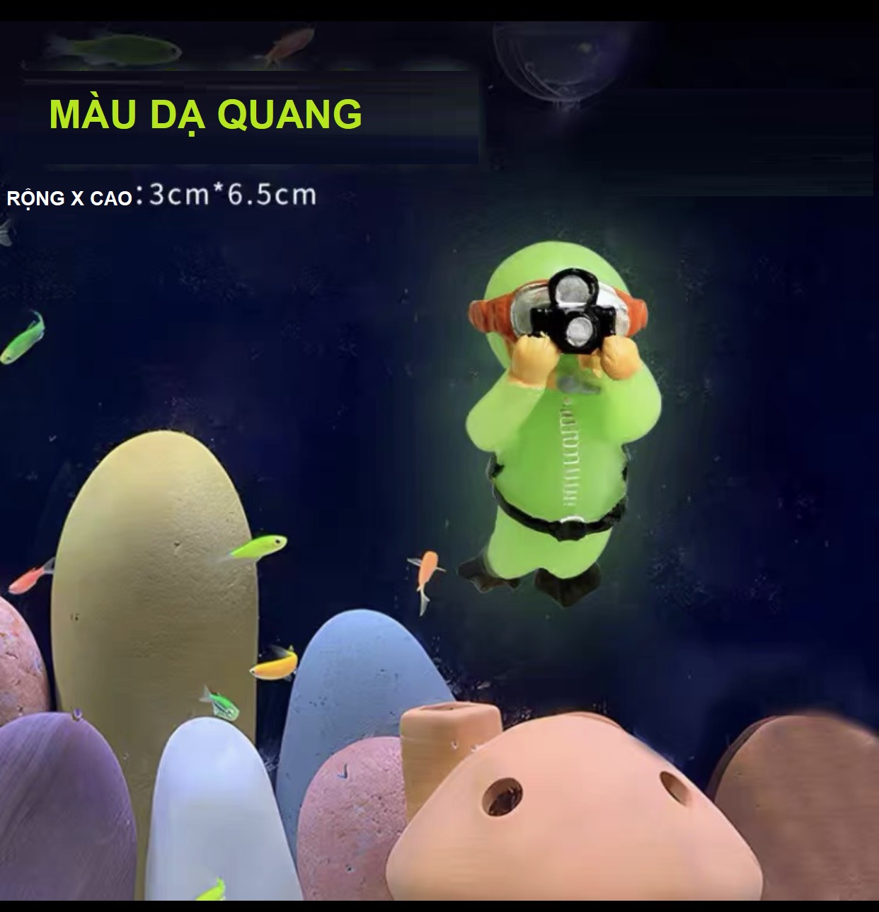 Diver Aquarium Decoration