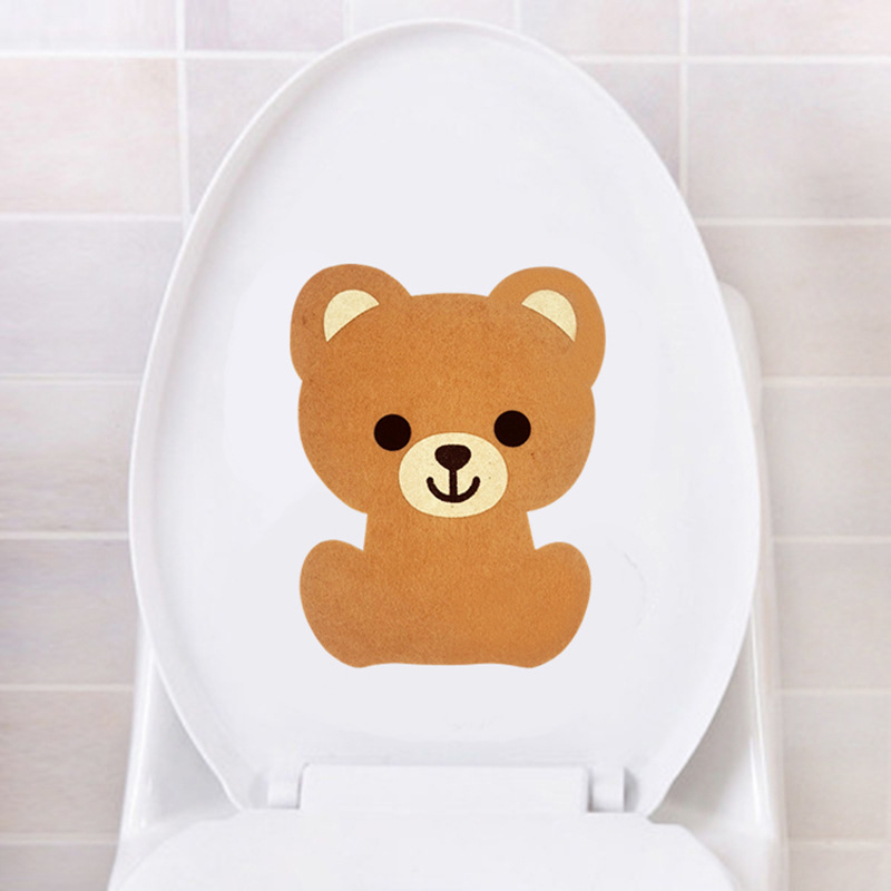 Miếng dán khử mùi toilet than hoạt tính hình thú ngộ nghĩnh - mùi hương thơm dễ chịu thơm tủ quần áo
