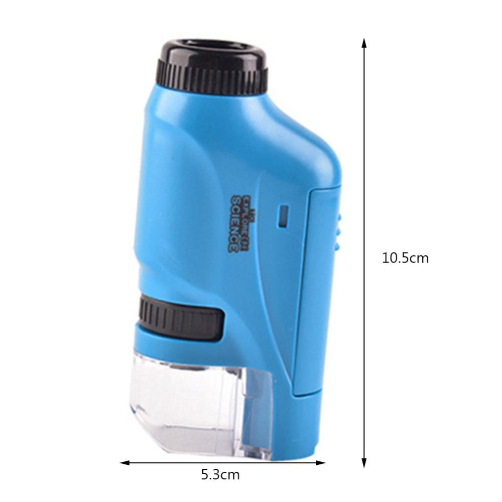 [NEW] Handheld Pocket Microscope Battery Powered Educational Science Microscope Biological Microscope Kit Outdoor Children Toy