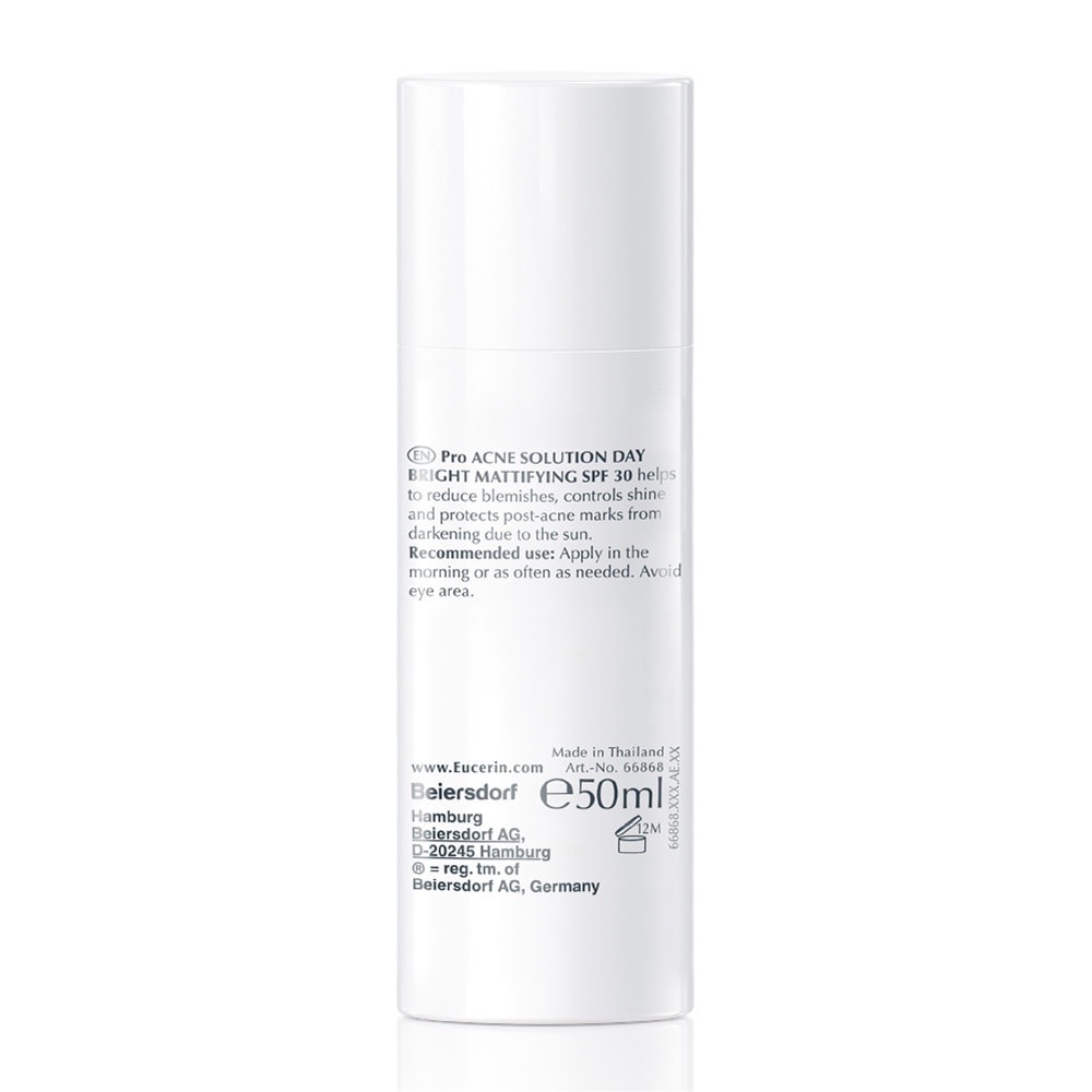 Kem Dưỡng Eucerin Cho Da Thâm Mụn Pro Acne Solution Day Bright Mattifying SPF30 50ml