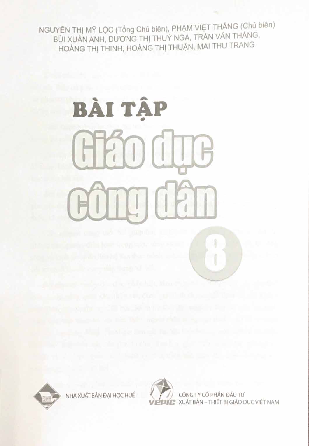 Sách Fahasa - Bài Tập Giáo Dục Công Dân 8 (Cánh Diều) (2023)