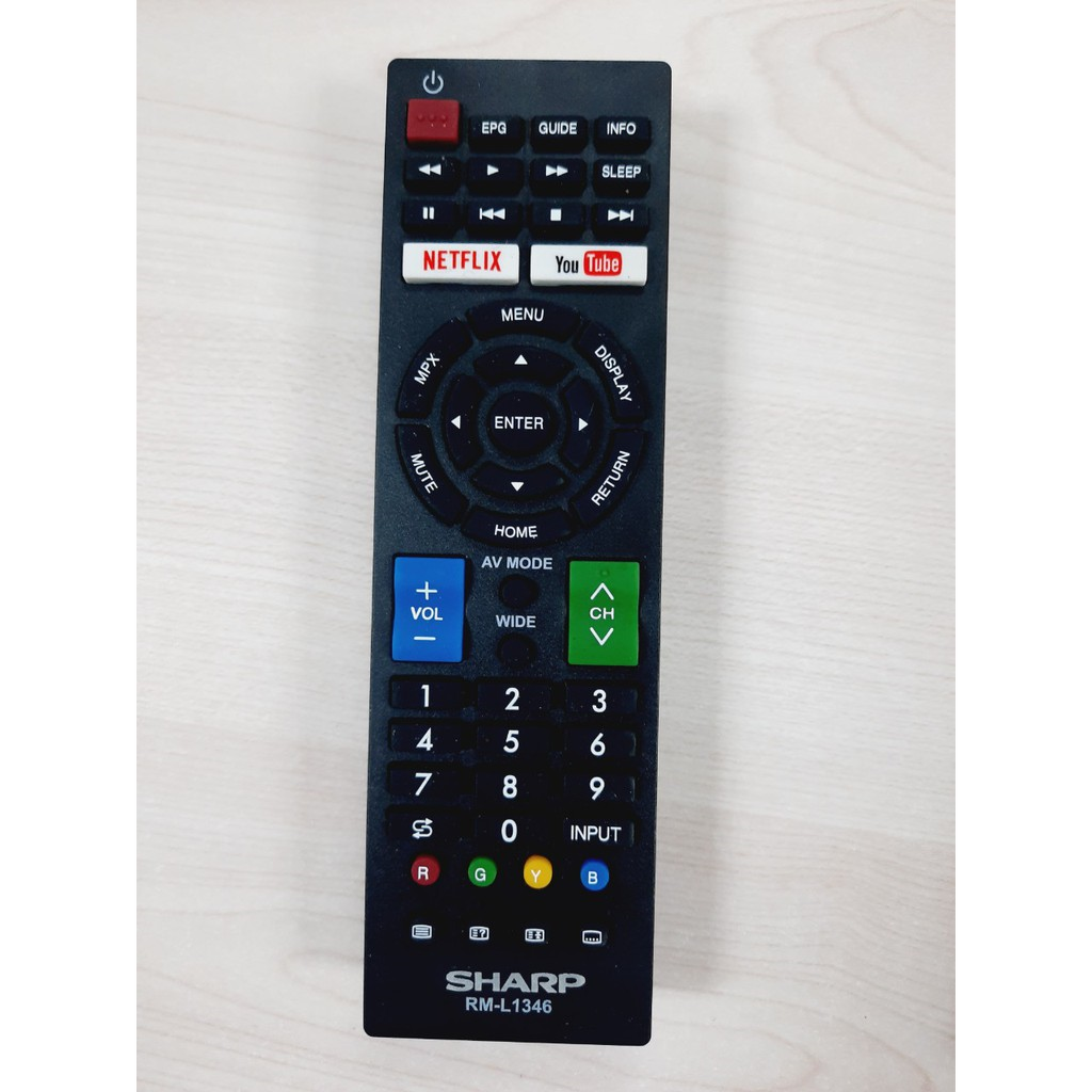 [Hàng chất lượng cao BH 1 năm] Remote - điều khiển TV SHARP Smart RM - L1346.