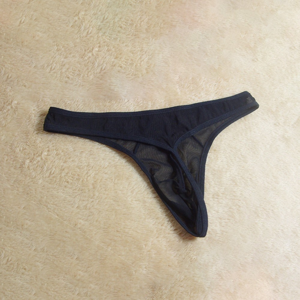 【MOMLOVE】 Stylish and Seductive Men's See Through G String Underwear for a Daring Look