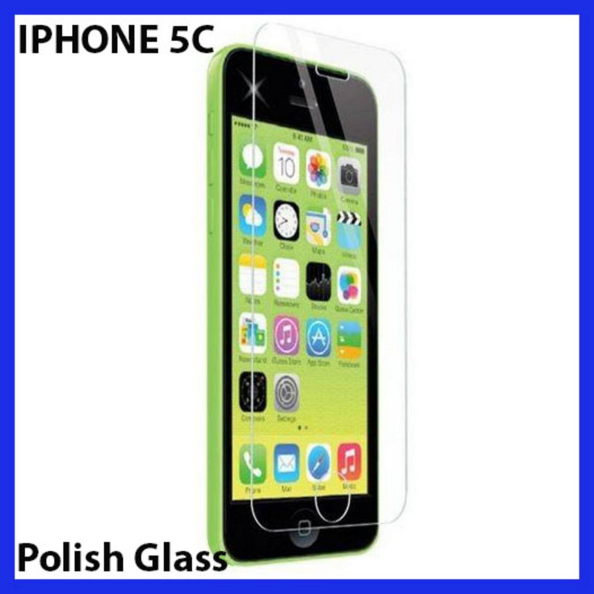 Apple iPhone 5C Tempered Glass Screen Protector Polish Glass For Apple Iphone 5C