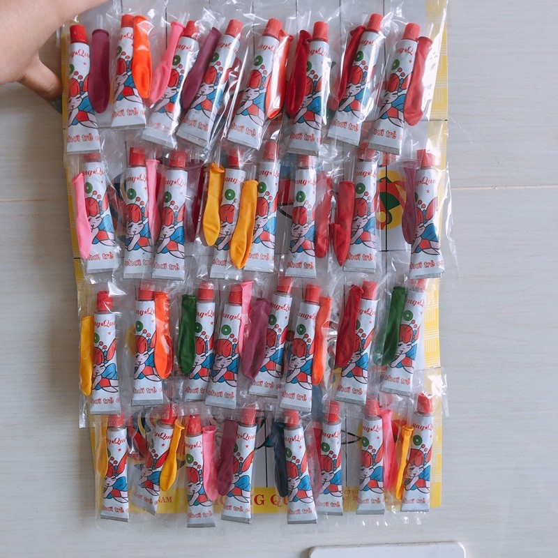 Sỉ vỉ 32 bộ keo thổi bóng tổng kho đồ chơi trẻ em