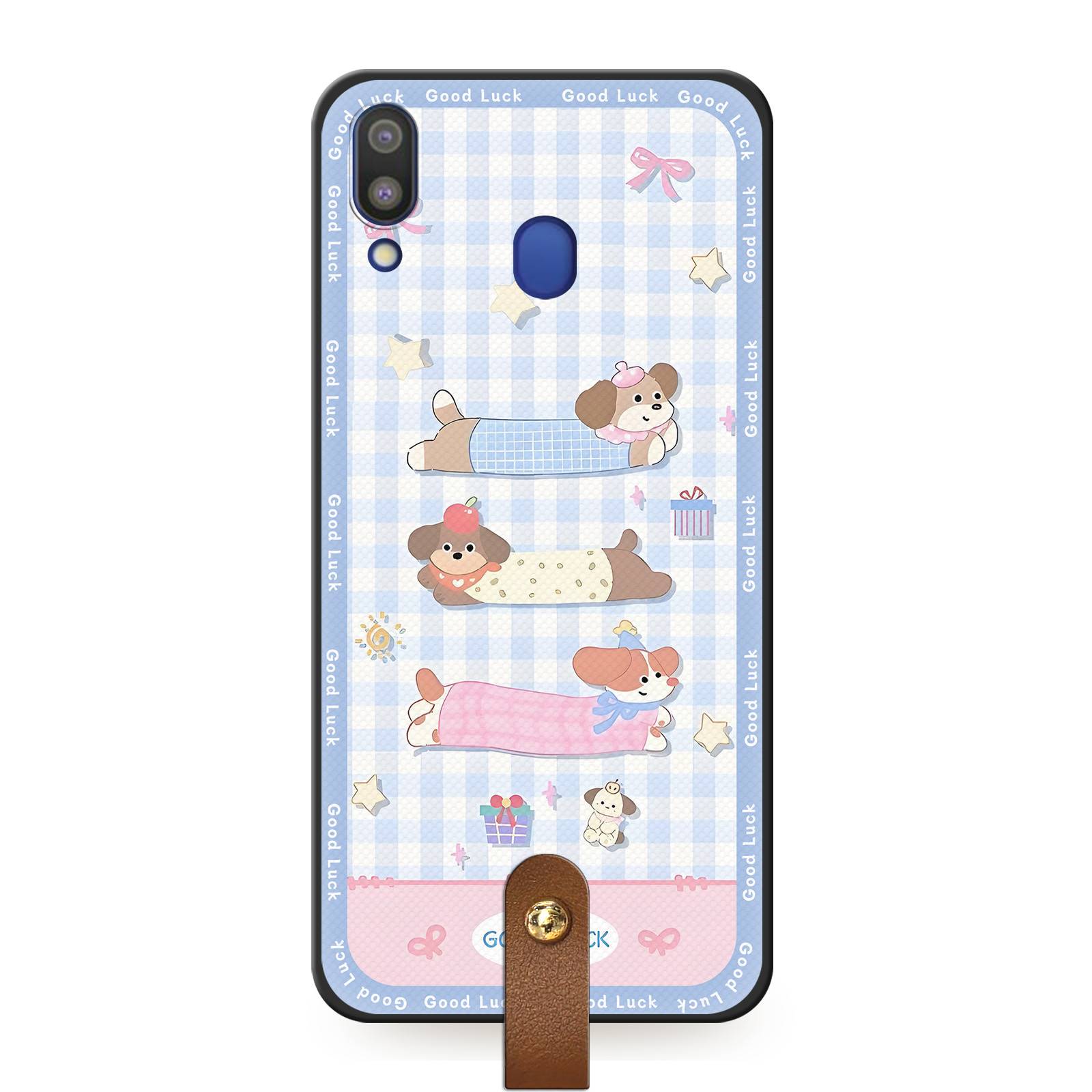 Fashion%20Design%20Waterproof%20Phone%20Case%20For%20Samsung%20Galaxy%20M20/SM-M205FD%20Graffiti%20Lanyard%20Back%20Cover%20Silicone%20Cartoon%20Cute%20-%20Image%206