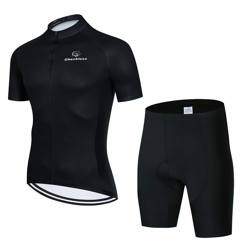 2022 full zipper men's short-sleeved cycling clothing summer road bike quick-drying breathable suit