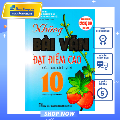 Sách - những bài văn đạt điểm cao của học sinh giỏi 10 - newshop