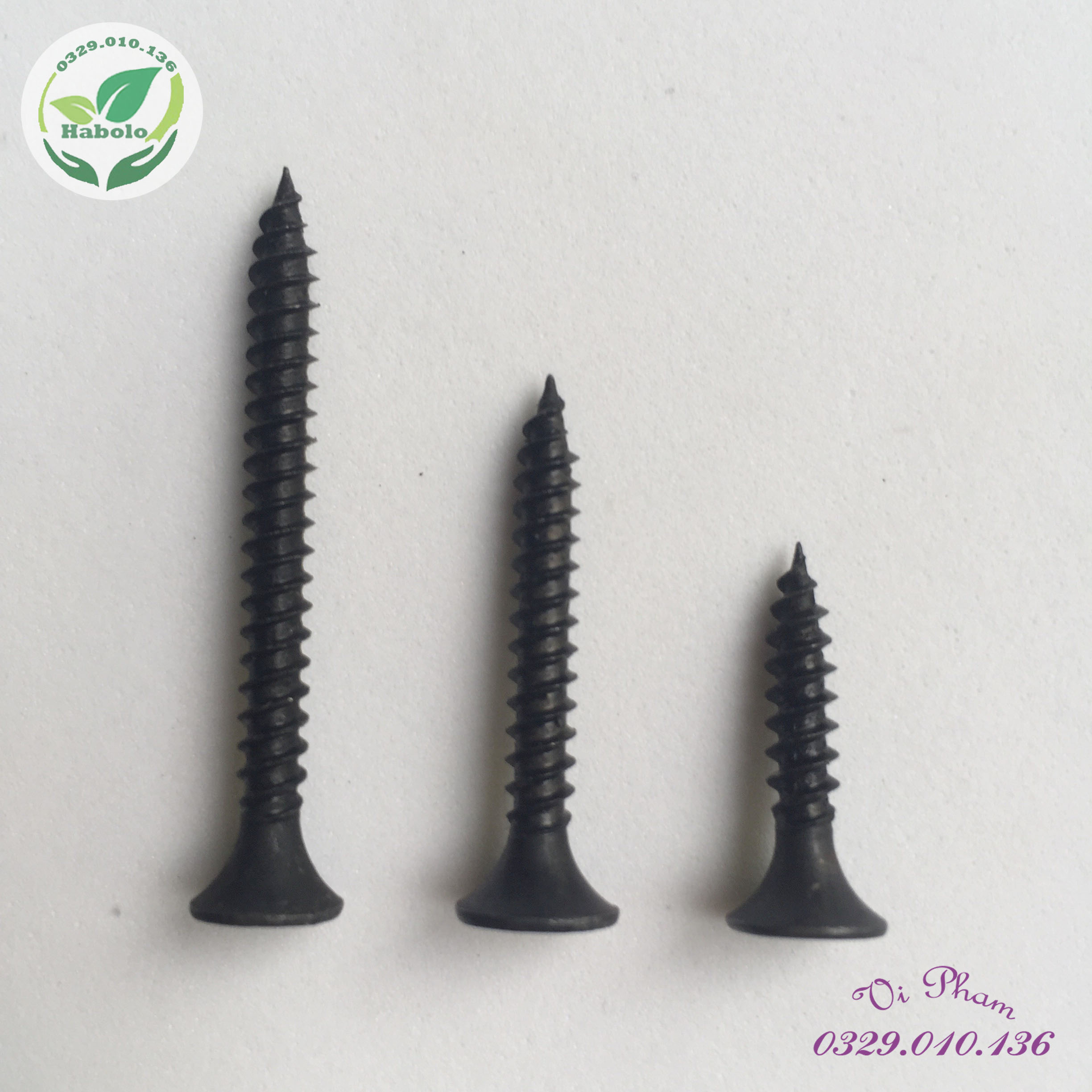 [Bịch 100g] Đinh vít đen dài 5cm bắn(bắt) thạch cao, đinh vít gỗ